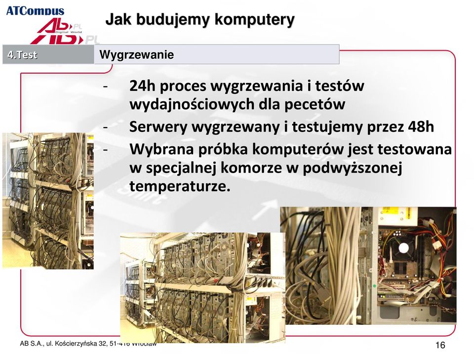 wydajnościowych dla pecetów - Serwery wygrzewany i testujemy