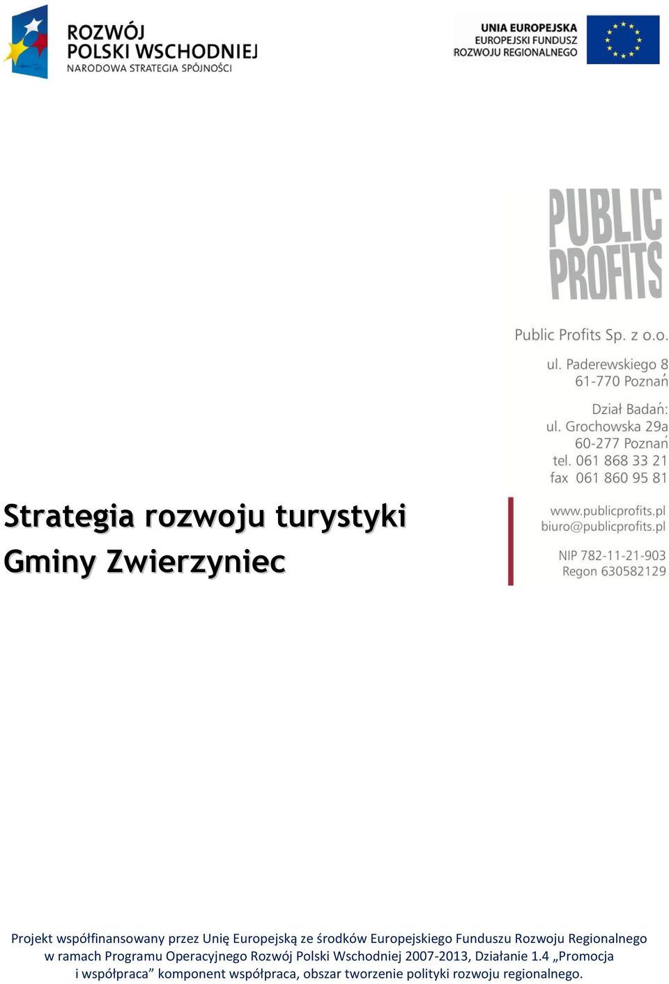 Programu Operacyjnego Rozwój Polski Wschodniej 2007-2013, Działanie 1.
