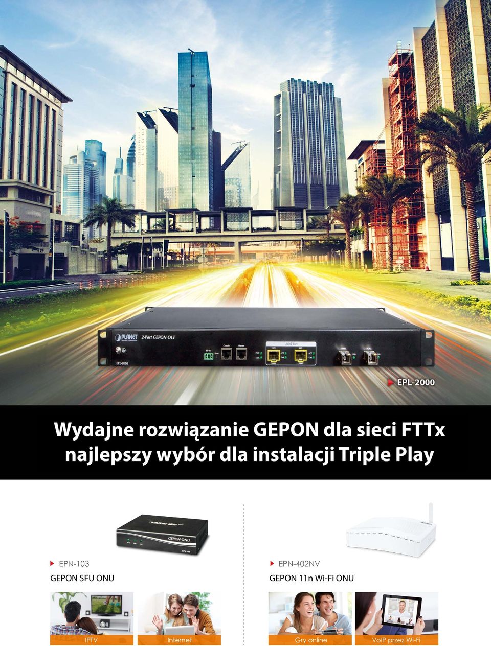 EP-103 EP-402V GE SFU GE 11n Wi-Fi IPTV