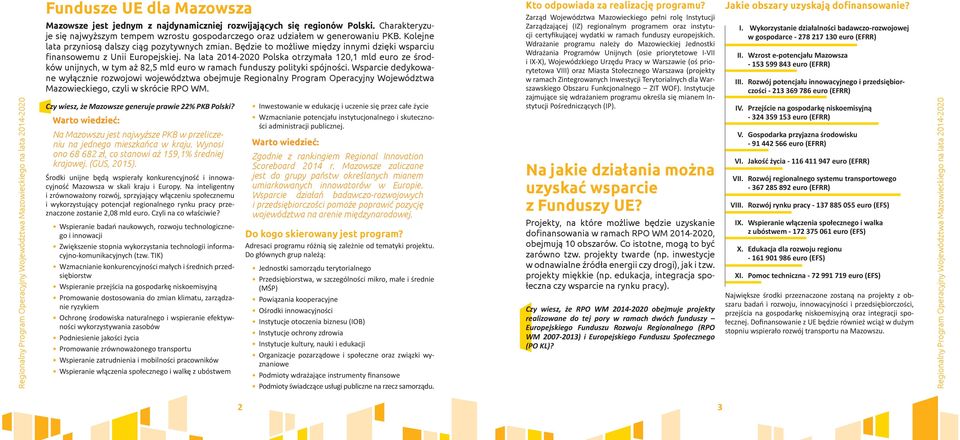 Na lata 2014-2020 Polska otrzymała 120,1 mld euro ze środków unijnych, w tym aż 82,5 mld euro w ramach funduszy polityki spójności.