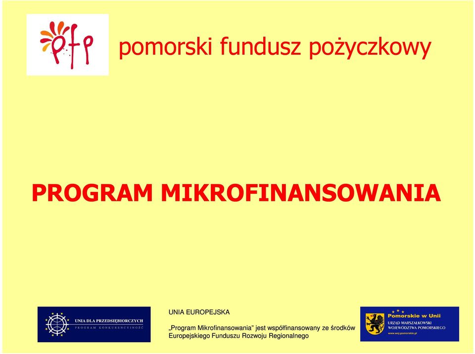 Mikrofinansowania jest