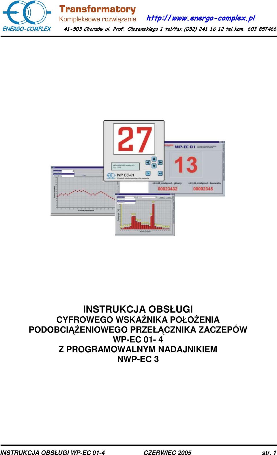 WP-EC 01-4 Z PROGRAMOWALNYM NADAJNIKIEM