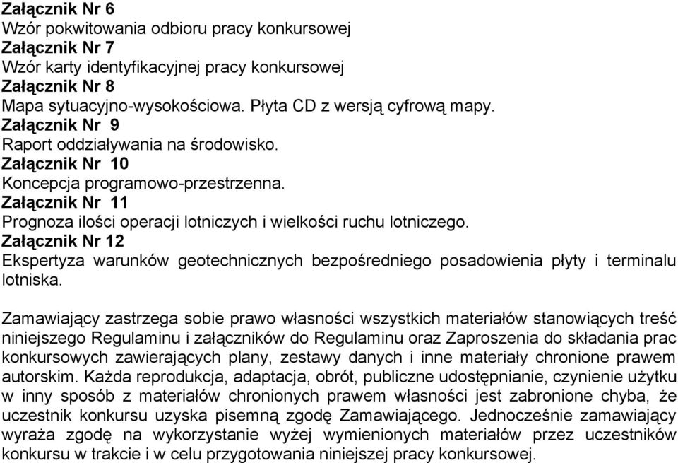 Załącznik Nr 12 Ekspertyza warunków geotechnicznych bezpośredniego posadowienia płyty i terminalu lotniska.