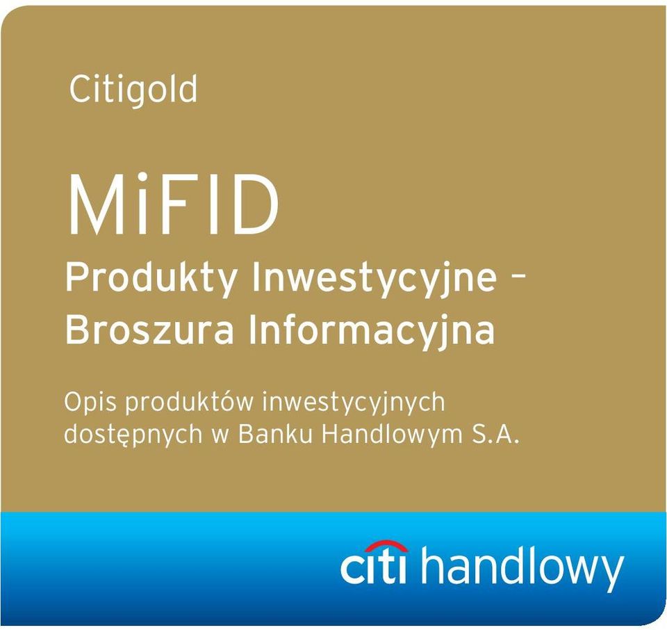 produktów inwestycyjnych