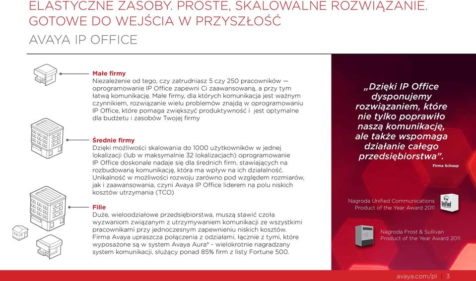 Małe firmy, dla których komunikacja jest ważnym czynnikiem, rozwiązanie wielu problemów znajdą w oprogramowaniu IP Office, które pomaga zwiększyć produktywność i jest optymalne dla budżetu i zasobów