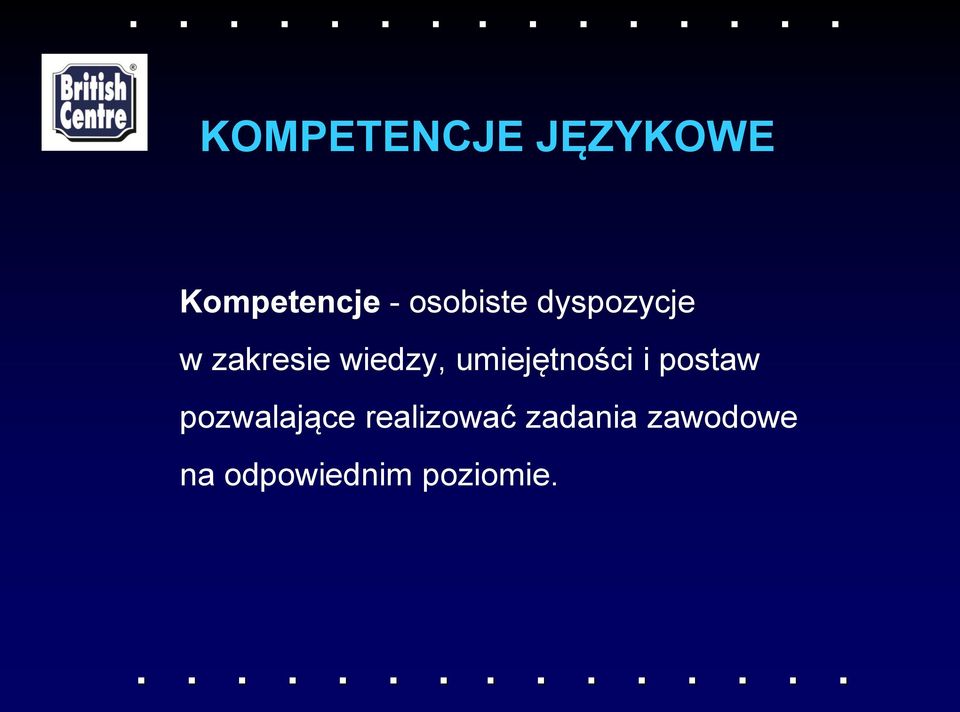 umiejętności i postaw pozwalające