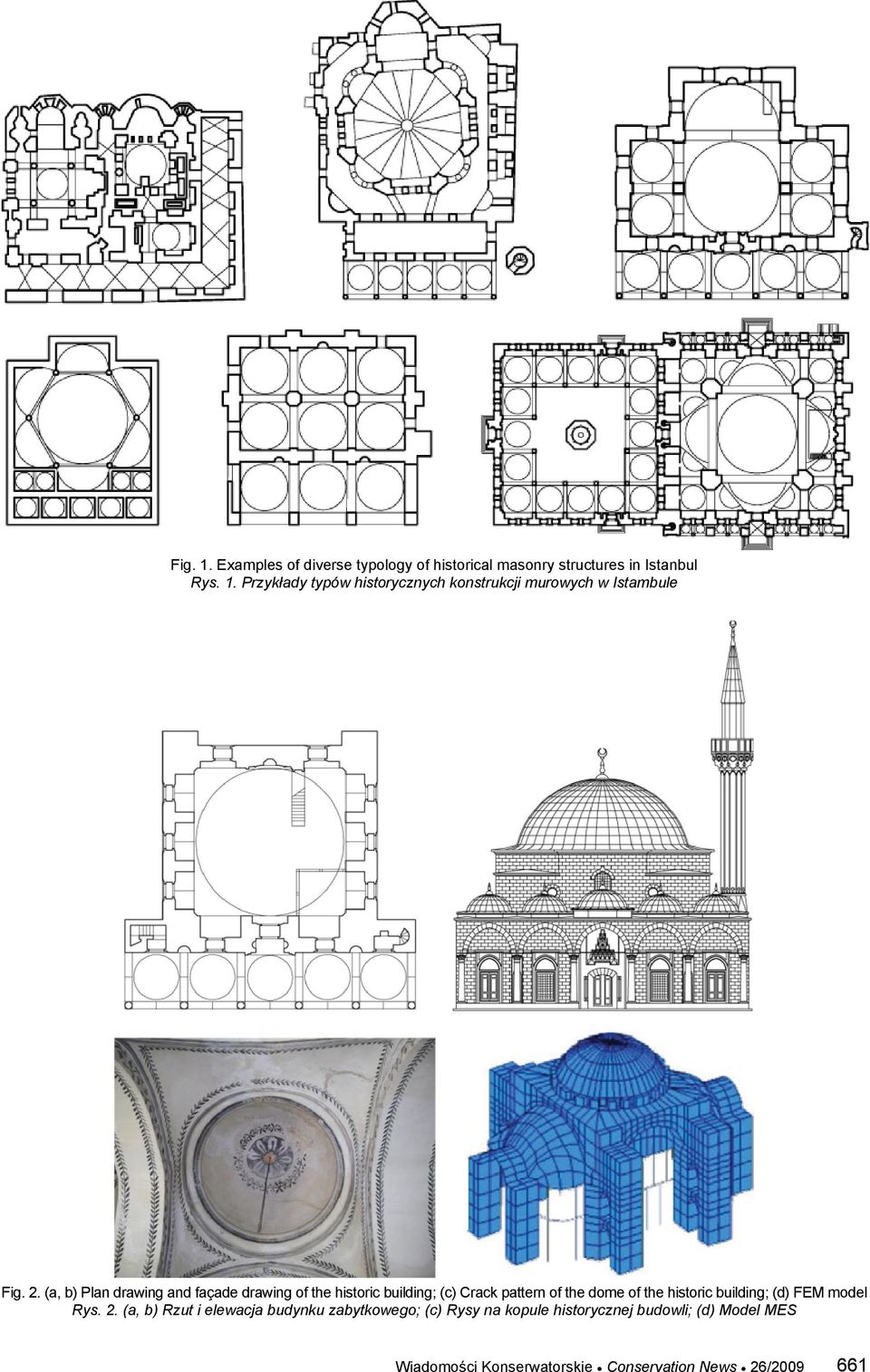 building; (d) FEM model Rys. 2.