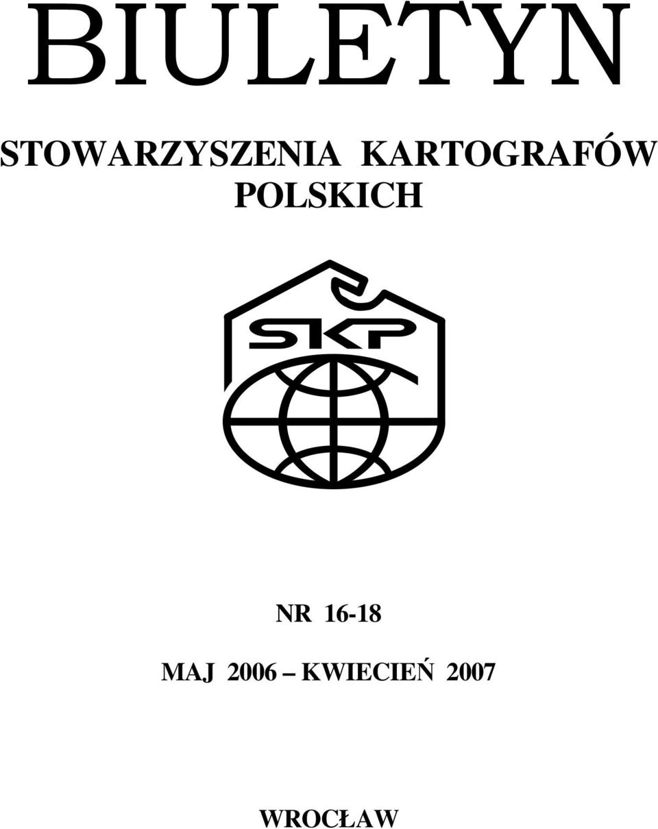 KARTOGRAFÓW POLSKICH