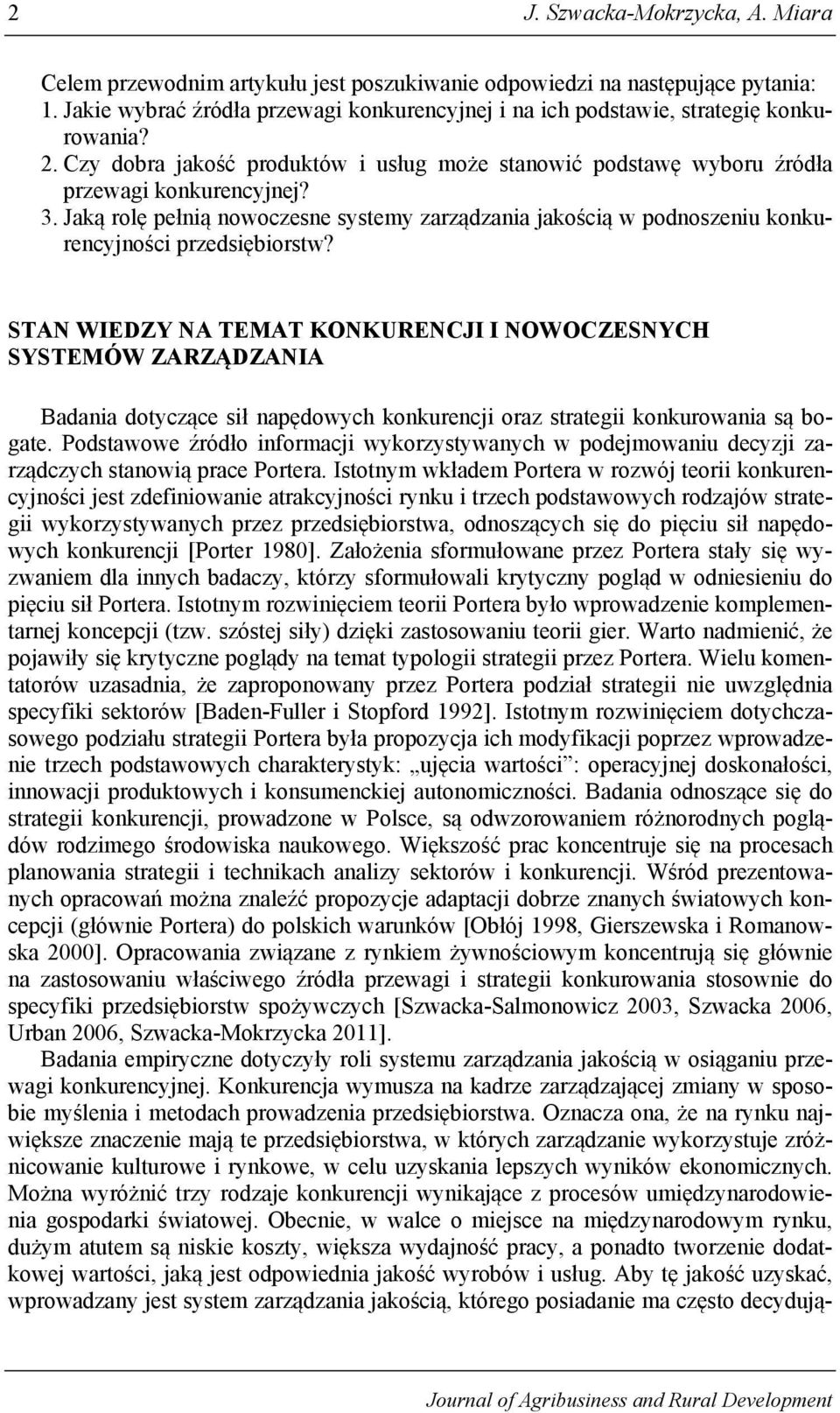 Jaką rolę pełnią nowoczesne systemy zarządzania jakością w podnoszeniu konkurencyjności przedsiębiorstw?