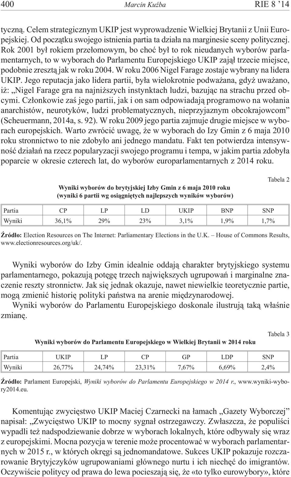 W roku 2006 Nigel Farage zostaje wybrany na lidera UKIP.