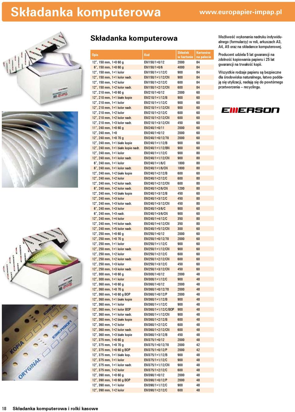 kolor nadr. EM150/1+1/12/CN 900 84 12, 150 mm, 1+2 kolor EM150/1+2/12/C 600 84 12, 150 mm, 1+2 kolor nadr.