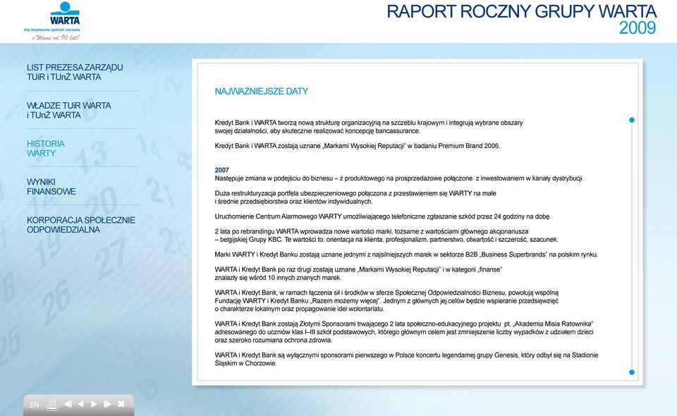 Kredyt Bank i WARTA zostają uznane Markami Wysokiej Reputacji w badaniu Premium Brand 2006.