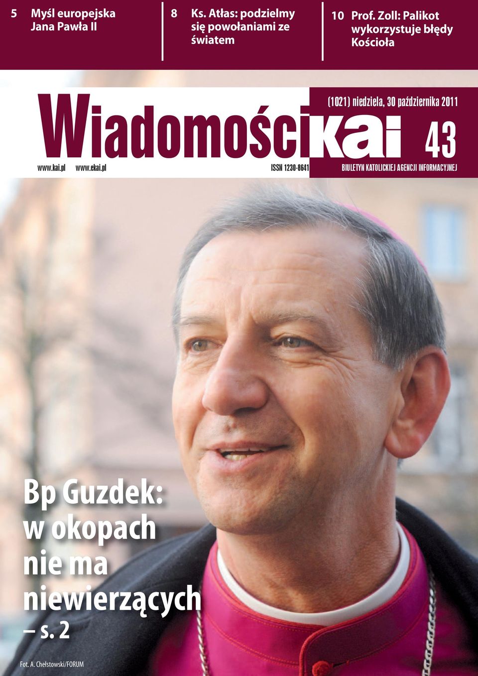 Zoll: Palikot wykorzystuje błędy Kościoła (1021) niedziela, 30 października 2011