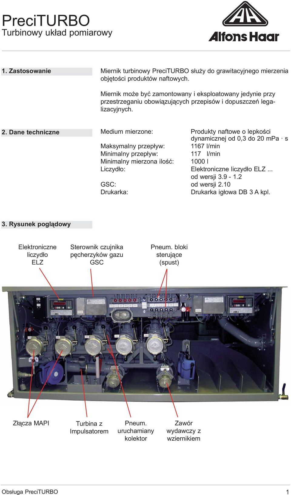 Dane techniczne Medium mierzone: Produkty naftowe o lepkości dynamicznej od 0,3 do 20 mpa.