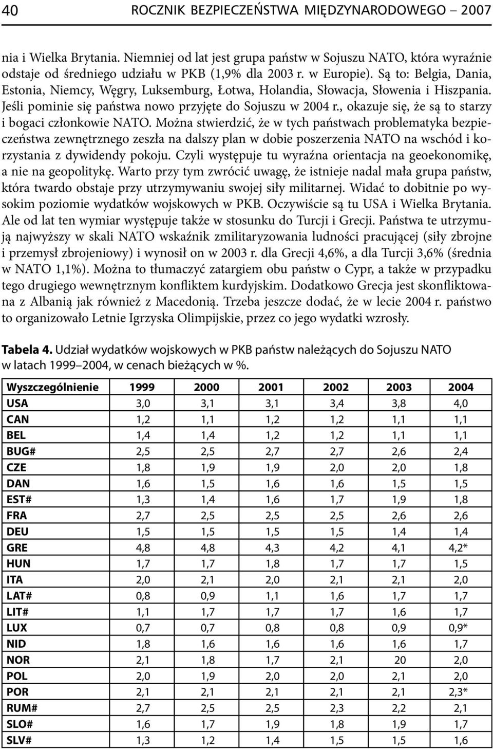 , okazuje się, że są to starzy i bogaci członkowie NATO.