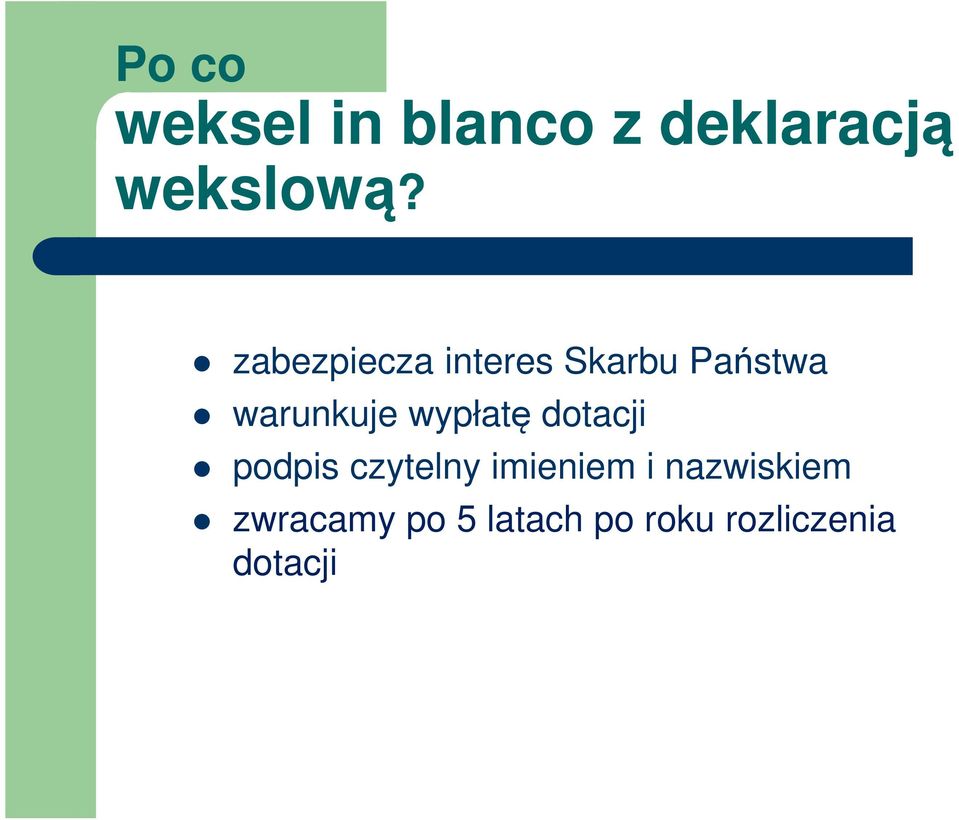 wypłatę dotacji podpis czytelny imieniem i