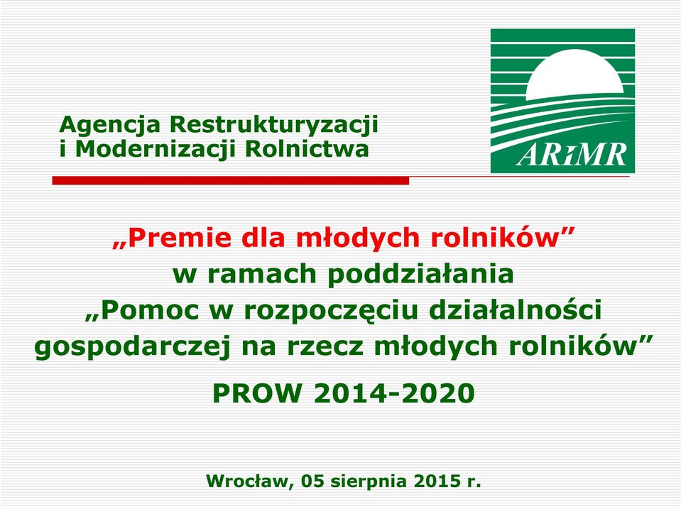 Pomoc w rozpoczęciu działalności gospodarczej na