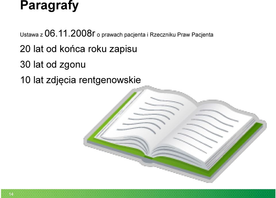 Praw Pacjenta 20 lat od końca roku