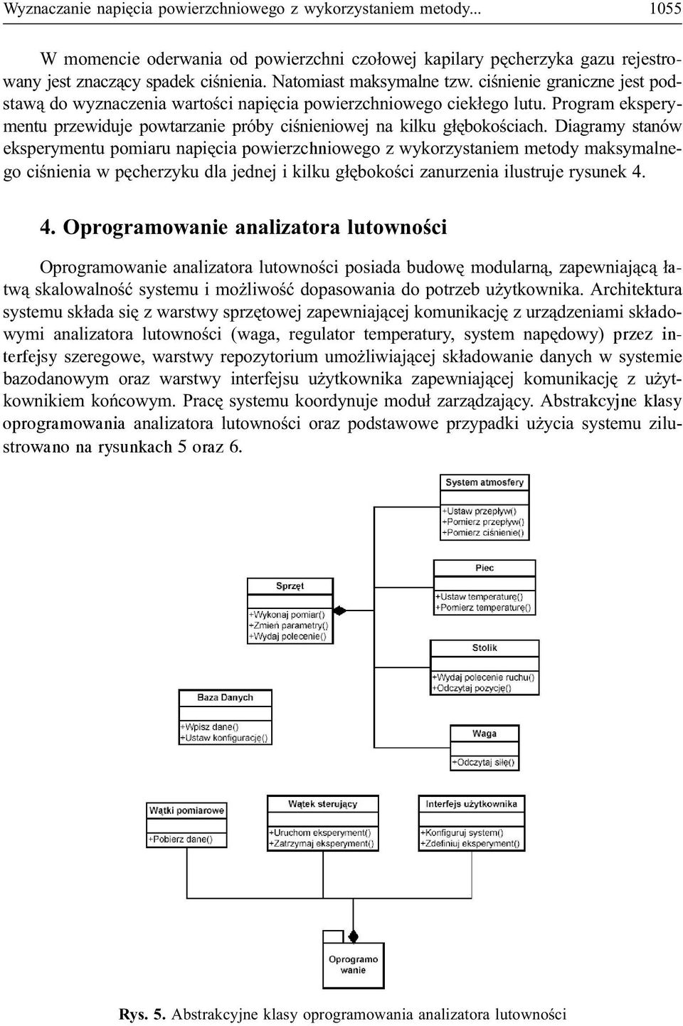 Program eksperymentu przewiduje powtarzanie próby ciœnieniowej na kilku g³êbokoœciach.