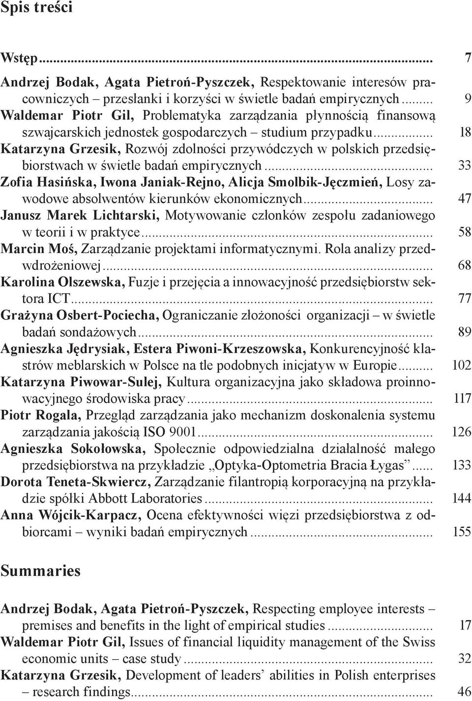 .. 18 Katarzyna Grzesik, Rozwój zdolności przywódczych w polskich przedsiębiorstwach w świetle badań empirycznych.