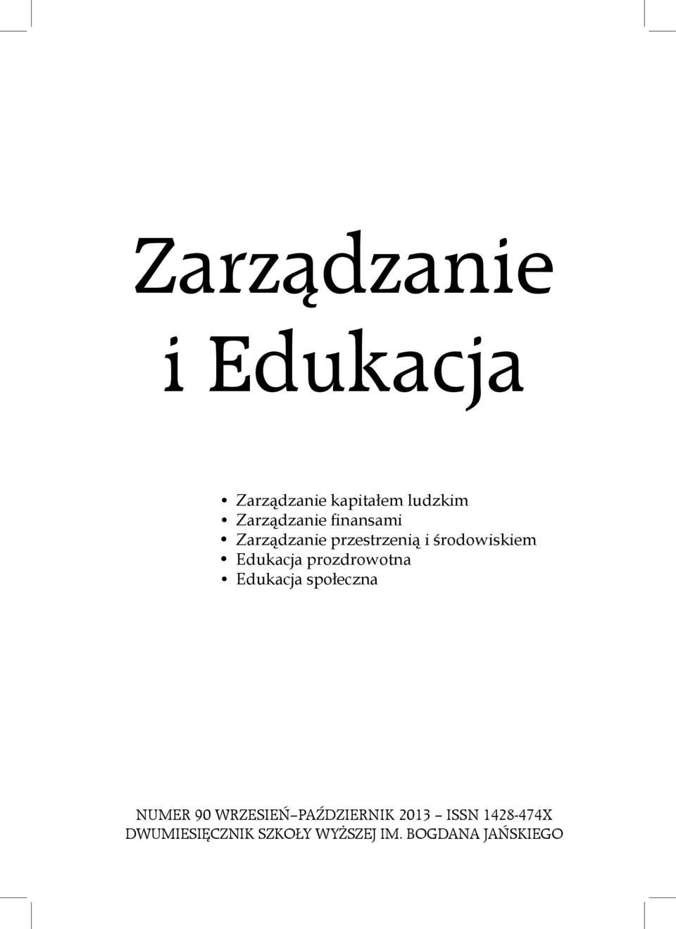 prozdrowotna Edukacja społeczna NUMER 90 wrzesień październik