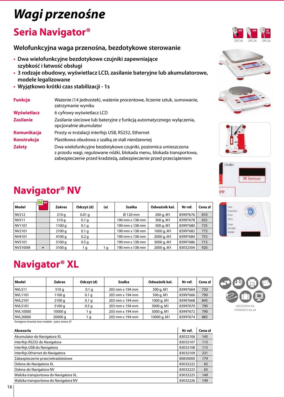 zatrzymanie wyniku 6 cyfrowy wyświetlacz LCD sieciowe lub bateryjne z funkcją automatycznego wyłączenia, opcjonalnie akumulator Prosty w instalacji interfejs USB,, Ethernet Plastikowa obudowa z