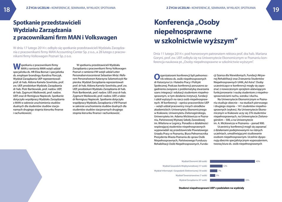 z o.o. spotkaniu z pracownikami firmy W MAN z ramienia MAN wzięli udział specjalistka ds. HR Eliza Bernat i specjalistka ds. employer brandingu Karolina Florczyk.