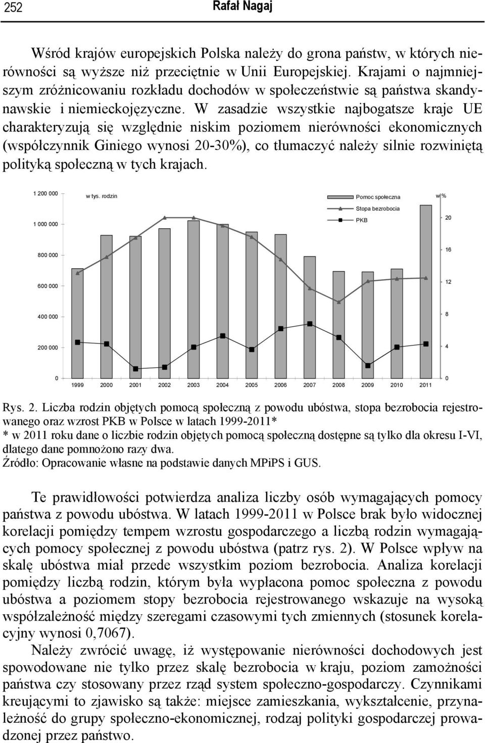 W zasadzie wszystkie najbogatsze kraje UE charakteryzują się względnie niskim poziomem nierówności ekonomicznych (współczynnik Giniego wynosi 20-30%), co tłumaczyć należy silnie rozwiniętą polityką