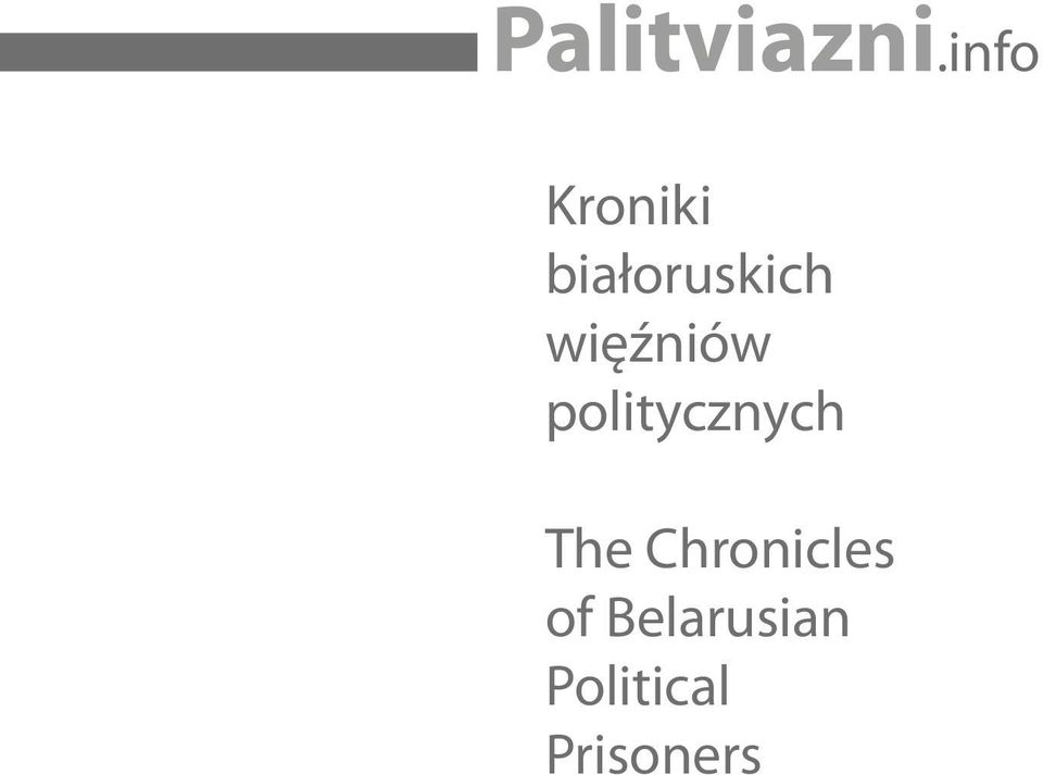 więźniów politycznych The