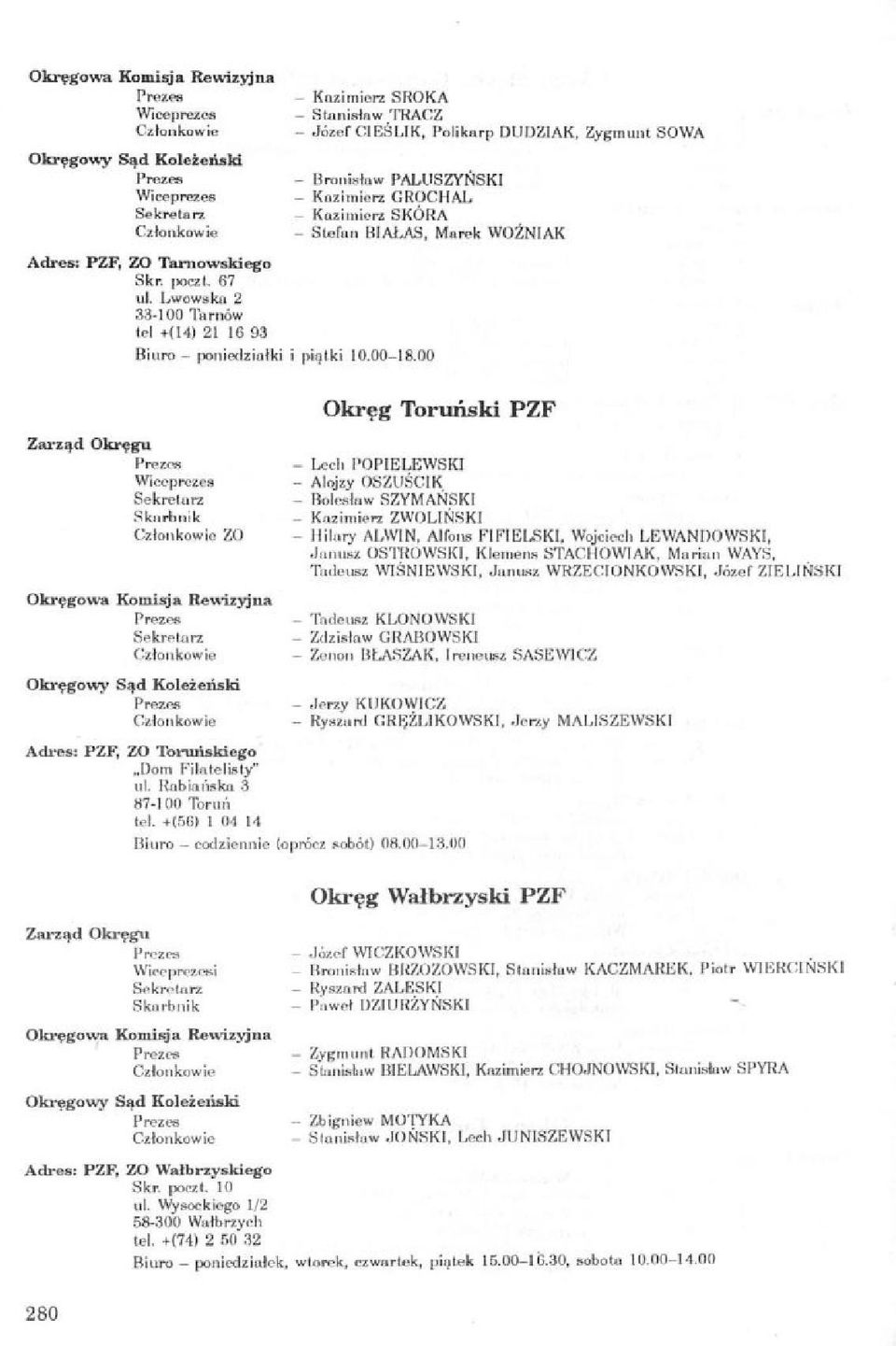 ZO Tlarnowskiege Skr. jioczt. 67 ul. Lwowska 2 33-100 Tarnów tel )-(14) 21 16 93 Biuro - poniedziałki i piątki 10.00-18.