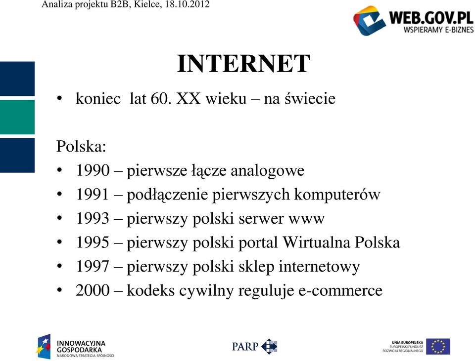 podłączenie pierwszych komputerów 1993 pierwszy polski serwer www