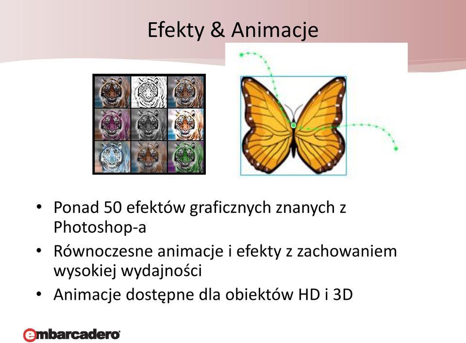 Równoczesne animacje i efekty z