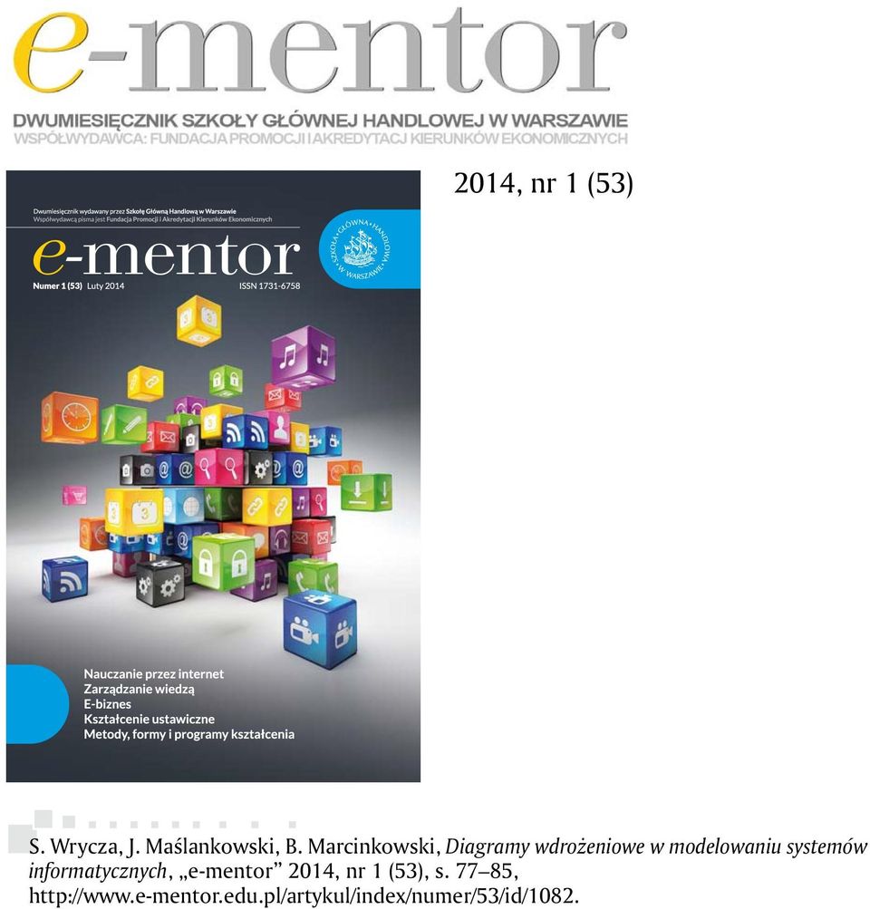 informatycznych, e-mentor 2014, nr 1 (53), s.