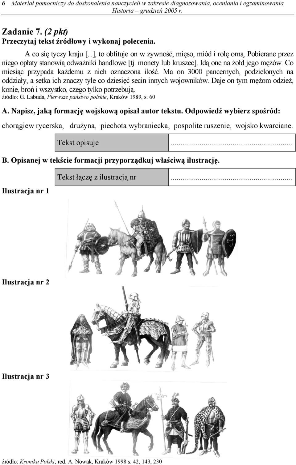 Co miesiąc przypada każdemu z nich oznaczona ilość. Ma on 3000 pancernych, podzielonych na oddziały, a setka ich znaczy tyle co dziesięć secin innych wojowników.