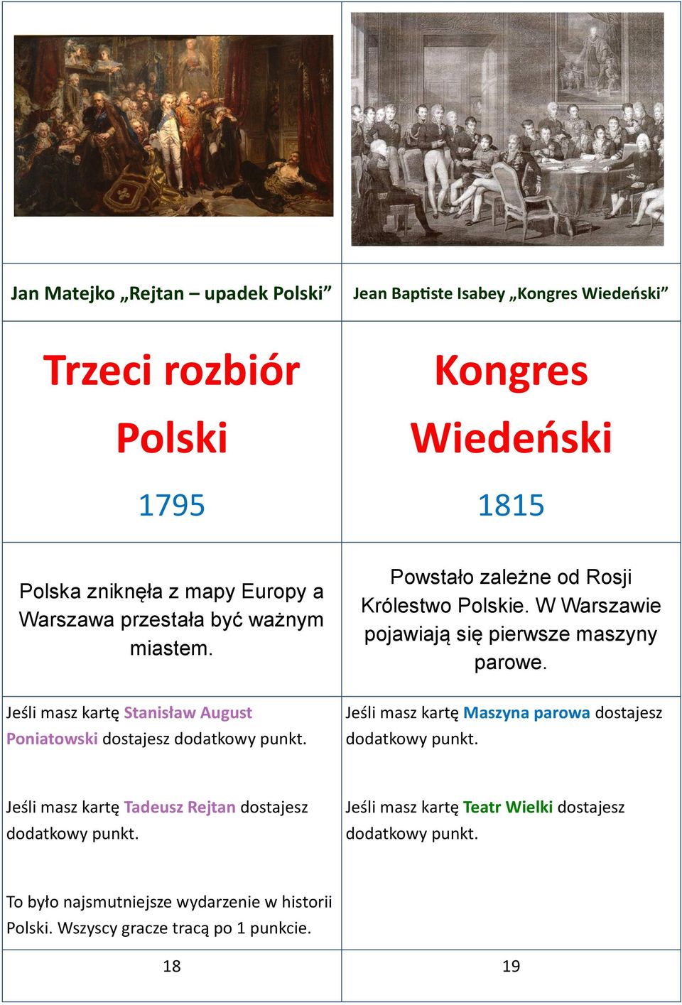 W Warszawie pojawiają się pierwsze maszyny parowe.