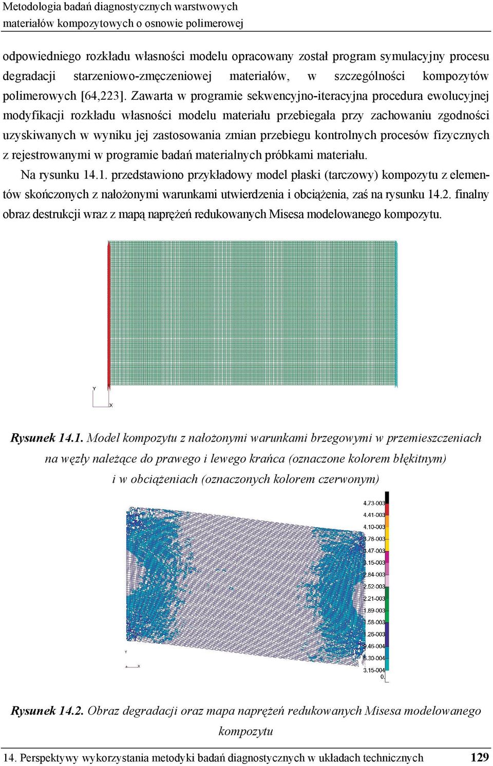 Zawarta w programie sekwencyjno-iteracyjna procedura ewolucyjnej modyfikacji rozkładu własno ci modelu materiału przebiegała przy zachowaniu zgodno ci uzyskiwanych w wyniku jej zastosowania zmian