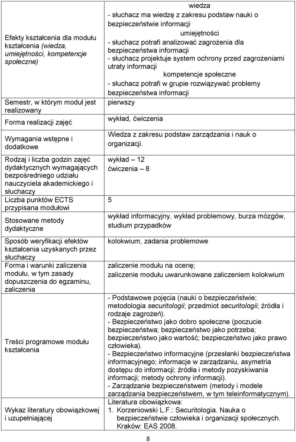 Wiedza z zakresu podstaw zarządzania i nauk o organizacji.