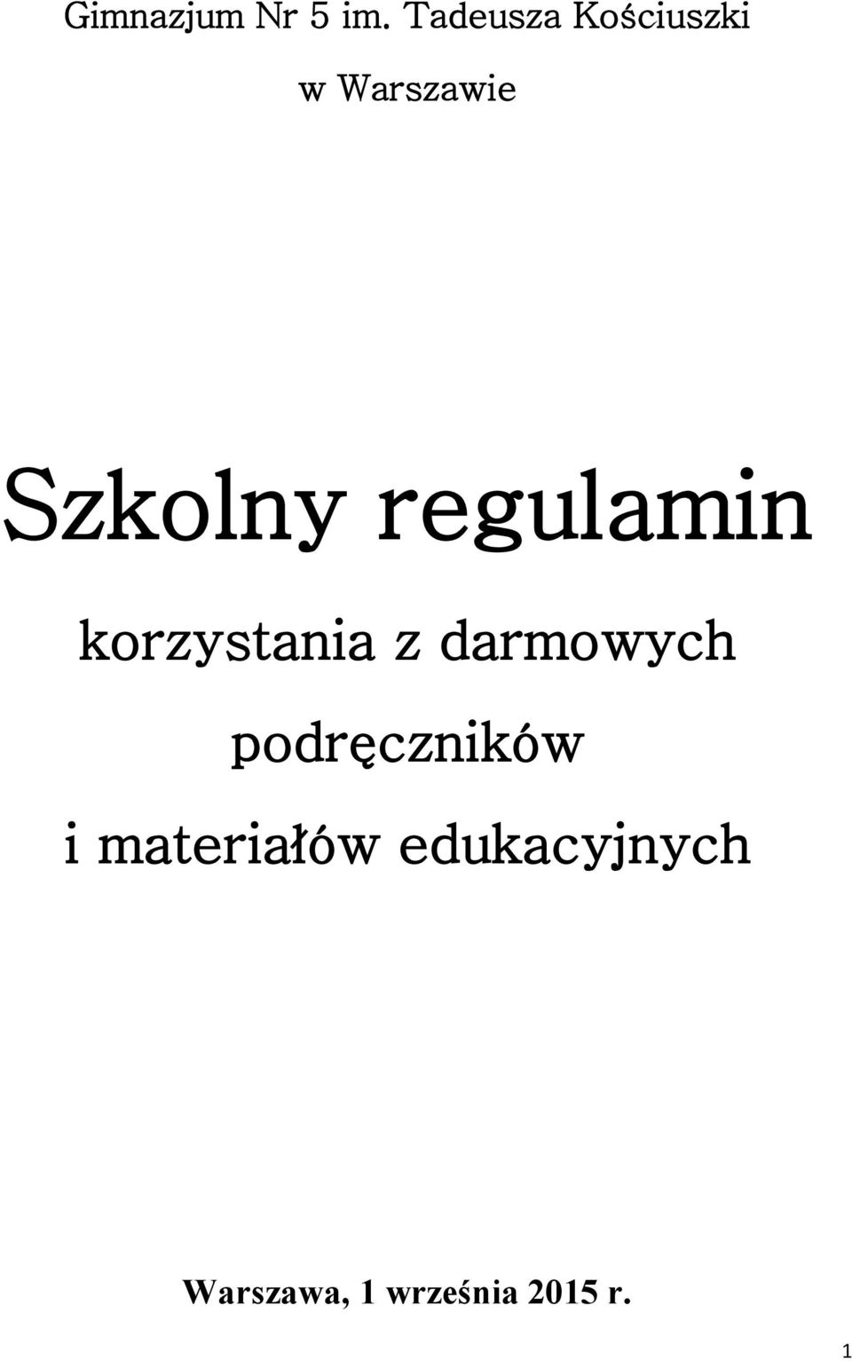 regulamin korzystania z darmowych