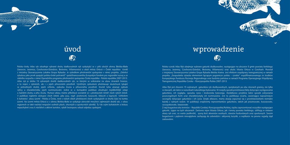 Je výsledkem přeshraniční spolupráce v rámci projektu Odvětví rybolovu jako prvek spojující polsko-české pohraničí spolufinancovaného Evropským fondem pro regionální rozvoj a ze státního rozpočtu v