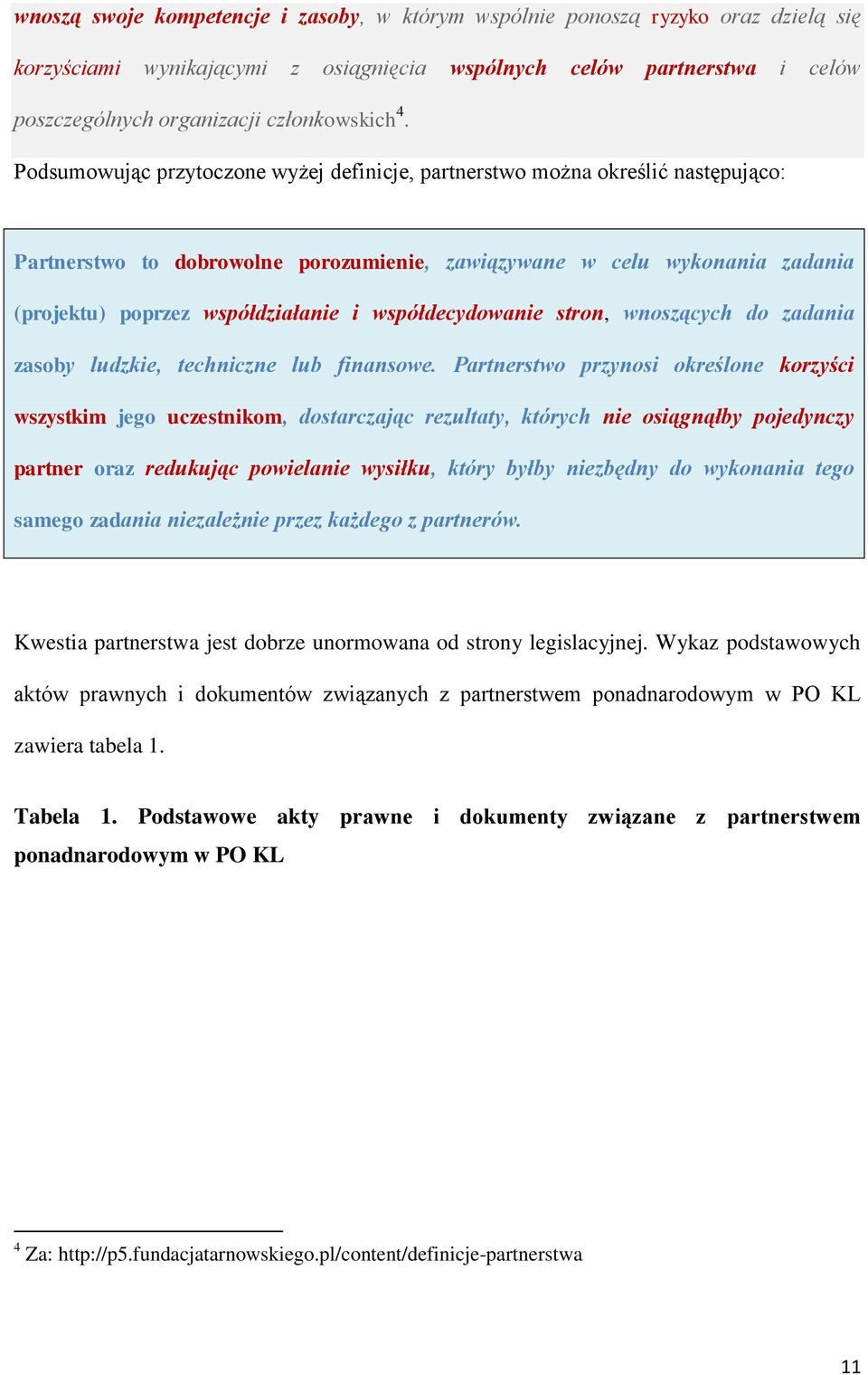 współdecydowanie stron, wnoszących do zadania zasoby ludzkie, techniczne lub finansowe.