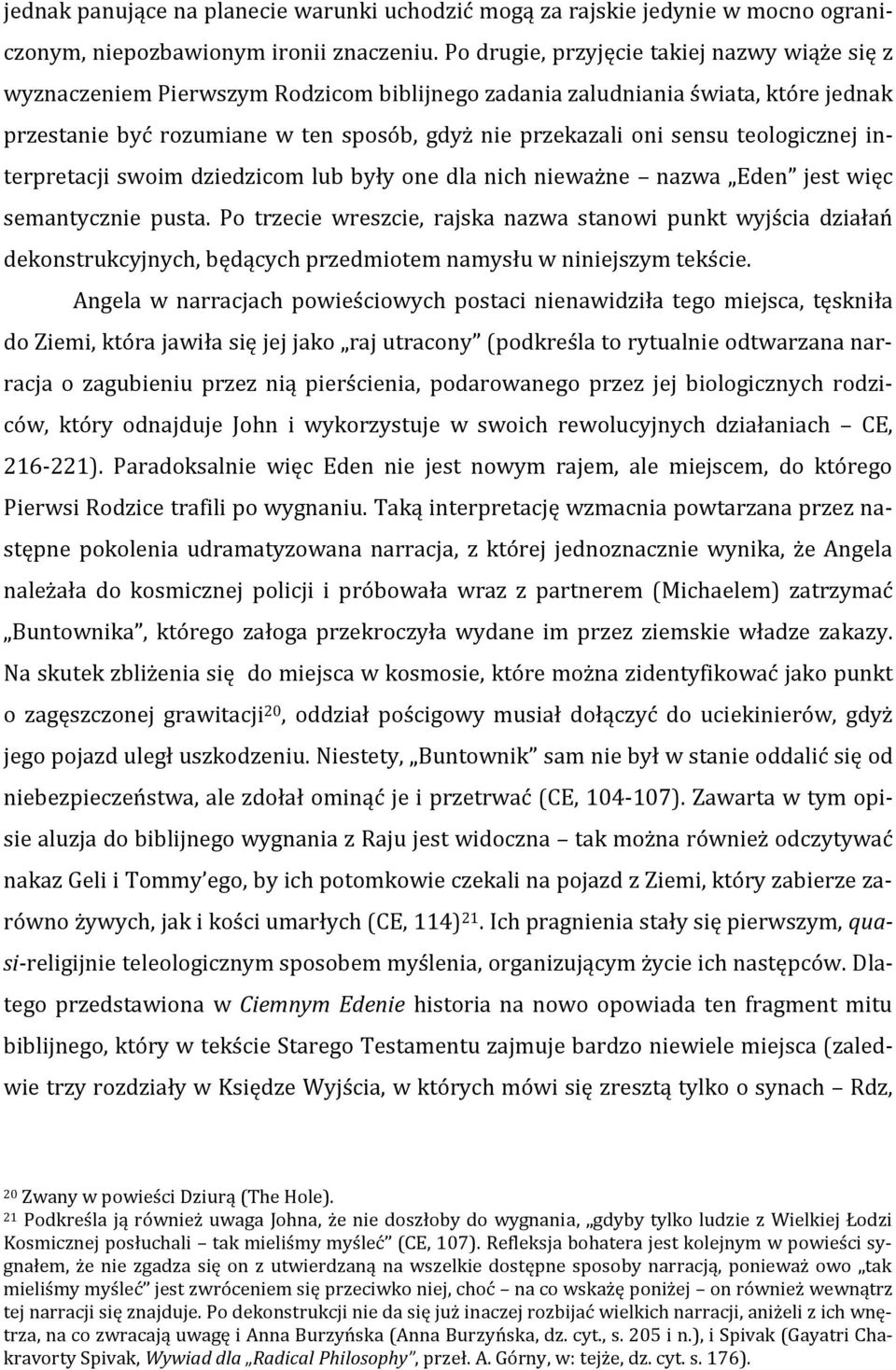 teologicznej interpretacji swoim dziedzicom lub były one dla nich nieważne nazwa Eden jest więc semantycznie pusta.