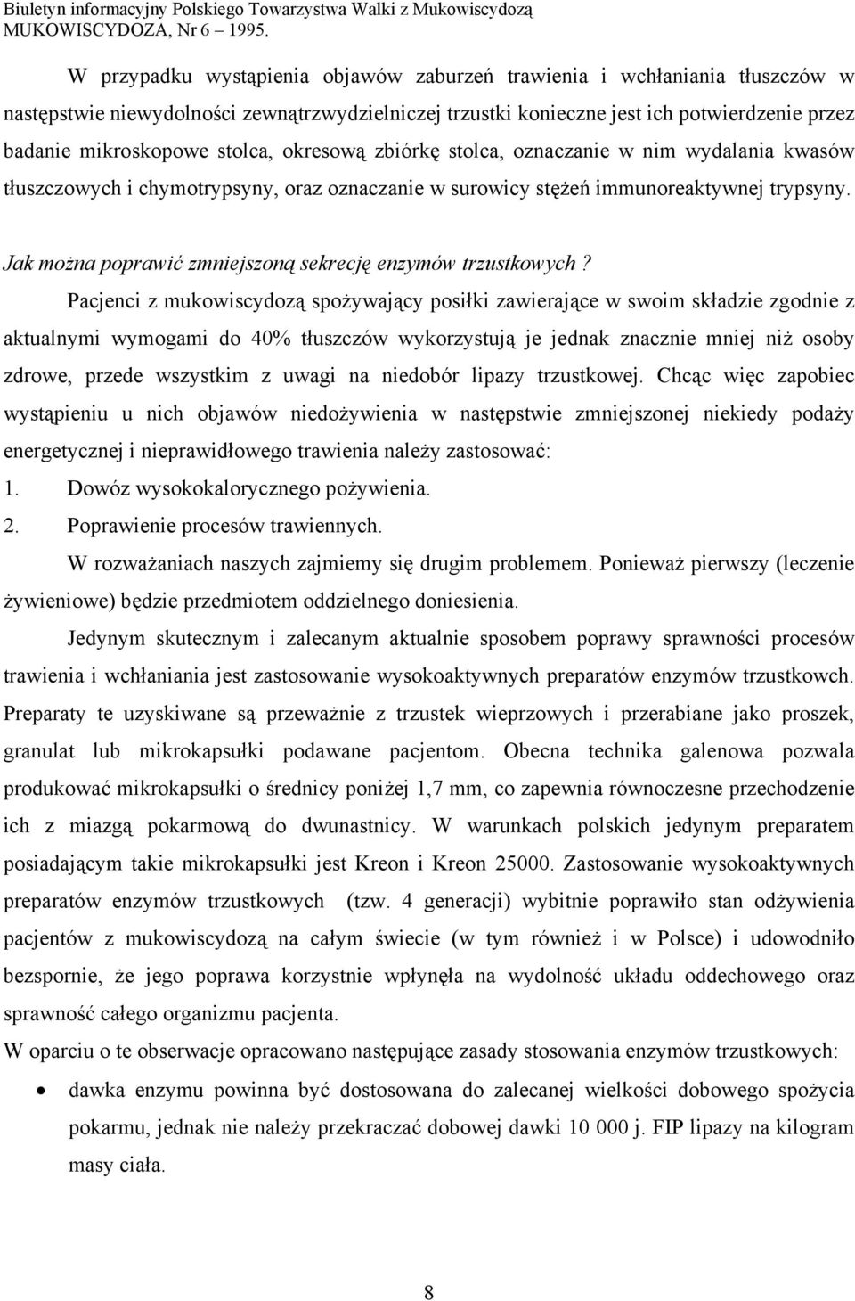 Jak można poprawić zmniejszoną sekrecję enzymów trzustkowych?