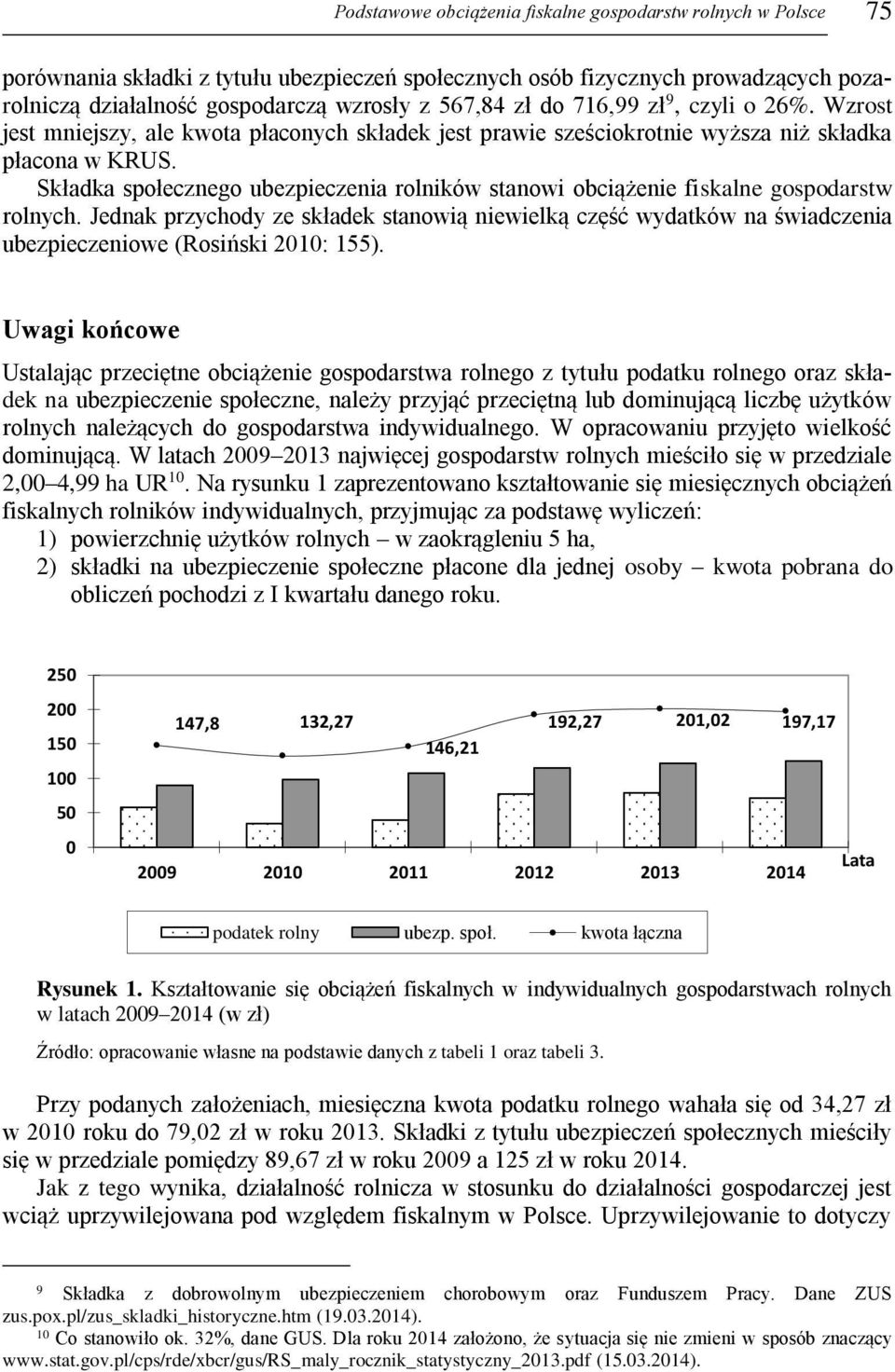 Składka społecznego ubezpieczenia rolników stanowi obciążenie fiskalne gospodarstw rolnych.