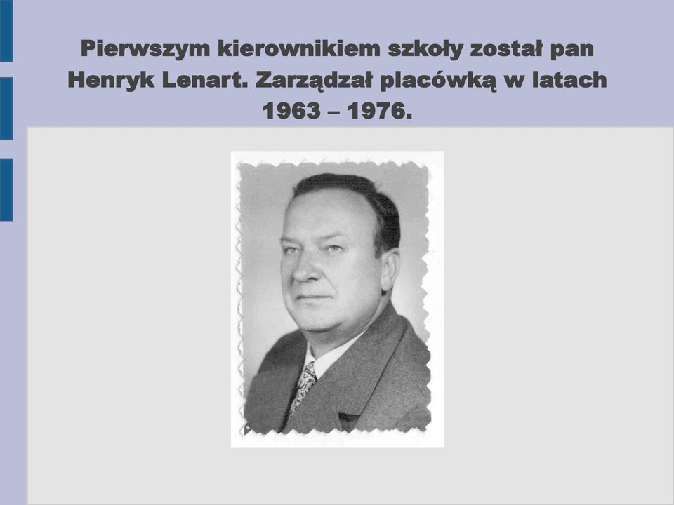 Henryk Lenart.