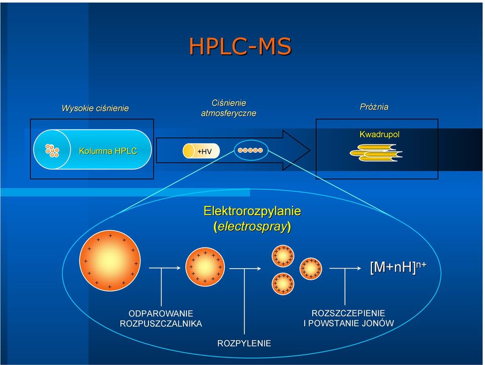 Elektrorozpylanie (electrospray) [Mn n] n