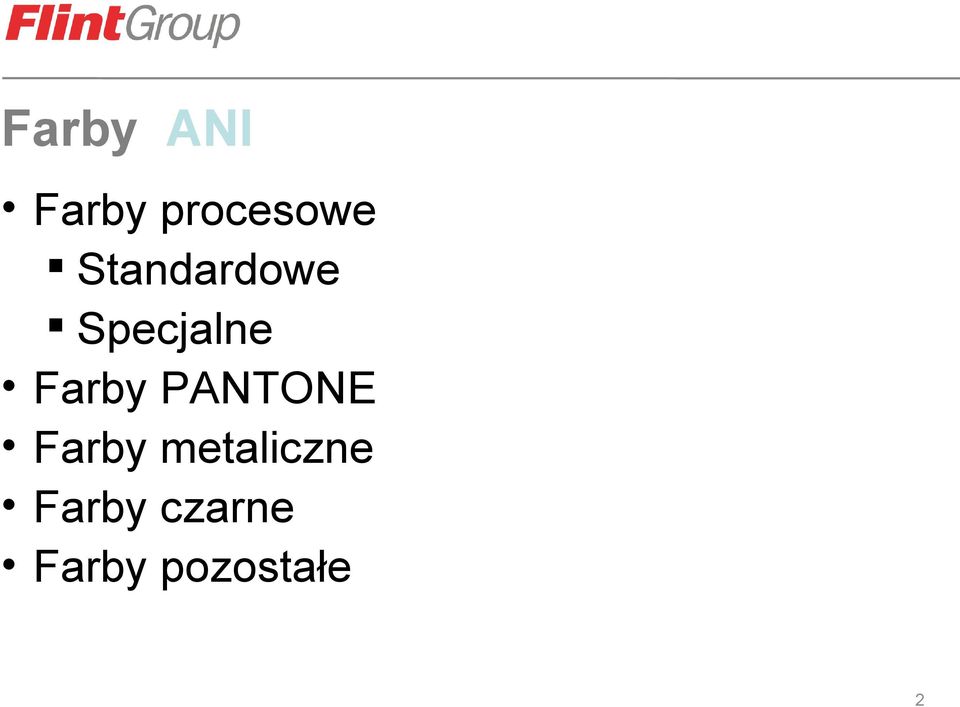 PANTONE Farby metaliczne