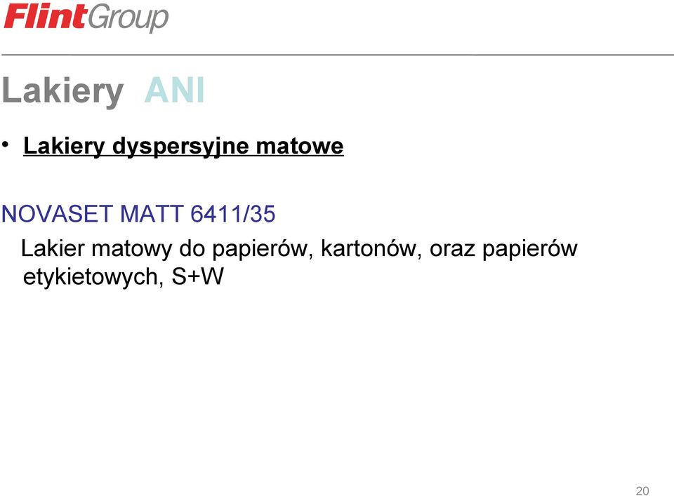 Lakier matowy do papierów,