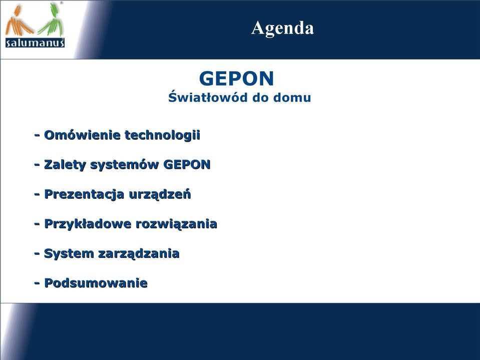 GEPON - Prezentacja urządzeń -