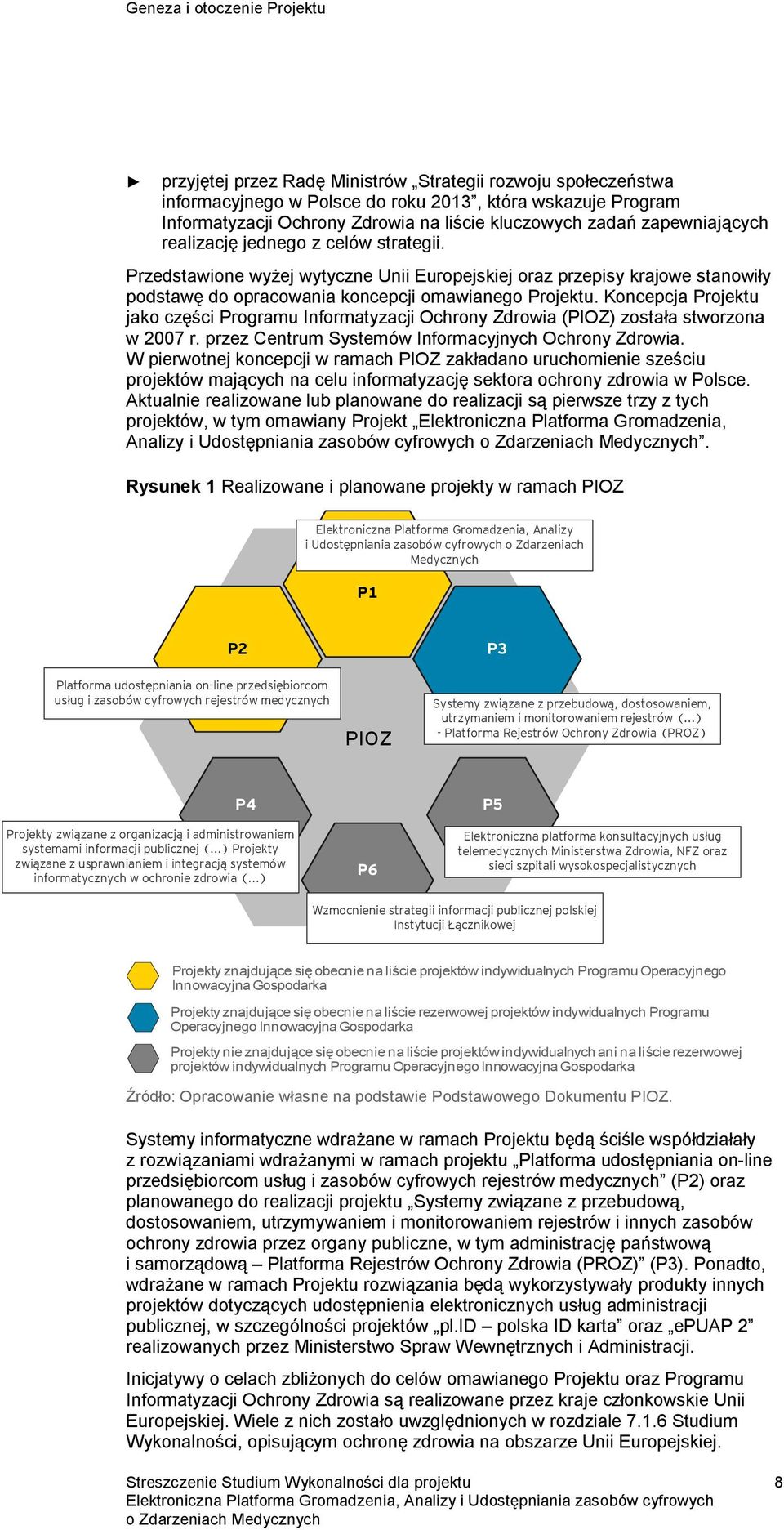 Przedstawione wyżej wytyczne Unii Europejskiej oraz przepisy krajowe stanowiły podstawę do opracowania koncepcji omawianego Projektu.