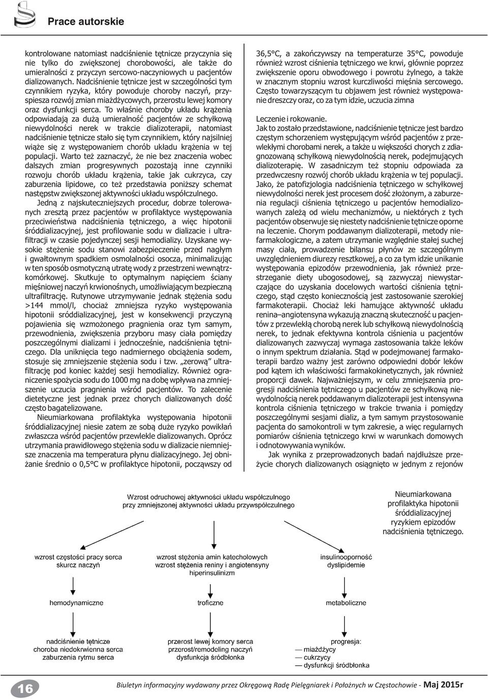 To właśnie choroby układu krążenia odpowiadają za dużą umieralność pacjentów ze schyłkową niewydolności nerek w trakcie dializoterapii, natomiast nadciśnienie tętnicze stało się tym czynnikiem, który